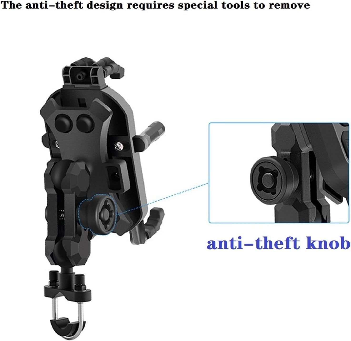 カワサキの場合 忍者の場合 ZX12R ZX-12R オートバイハンドルバー携帯